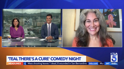 KTLA-TV Spotlights The Ovarian Cancer Circle in its Interview With The Circle Founder Paulinda Babbini