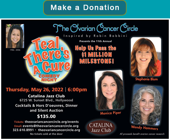 Teal There's A Cure 2022 Comedy Night