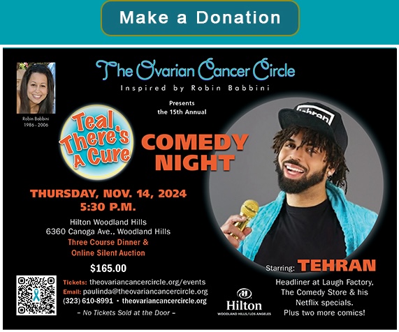 SOLD OUT! 15th Annual Teal There's A Cure Comedy Show