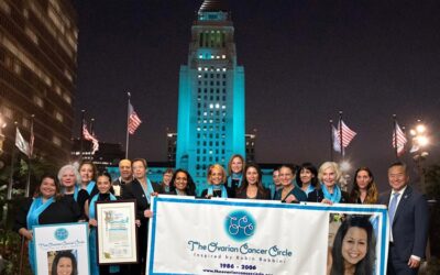 Los Angeles Lights Up in Teal for Ovarian Cancer Awareness Month
