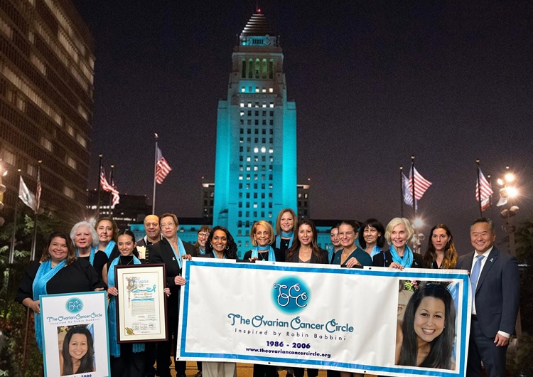 The Circle and Los Angeles City Commemorate Ovarian Cancer Awareness Month