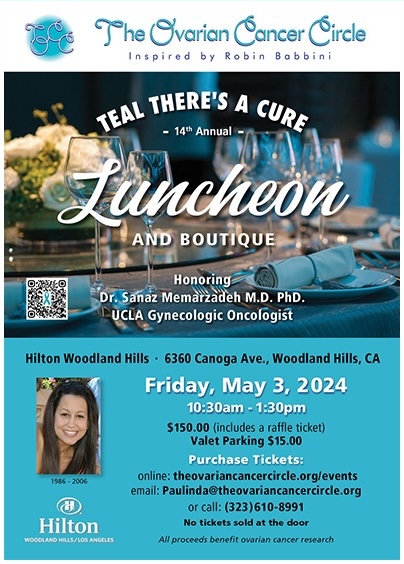 14th Annual Teal There's A Cure Luncheon Boutique invitation