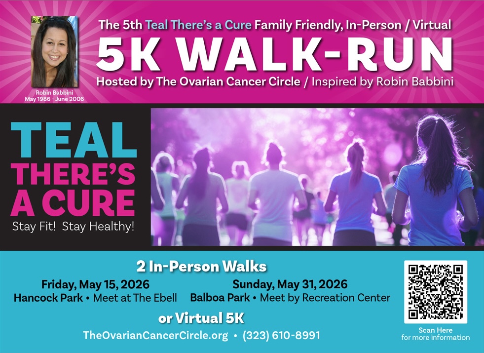 The Ovarian Cancer Circle Walk-Run Fundraiser May 2026